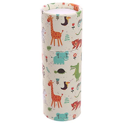 Fun Kids Colouring Pencil Tube - Zoo Design