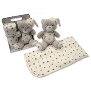 Baby Soft Toy with Blanket in Box  Teddy
