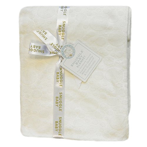 Snuggle Baby Embossed Baby Blanket, Cream, Moses/Crib/Pram
