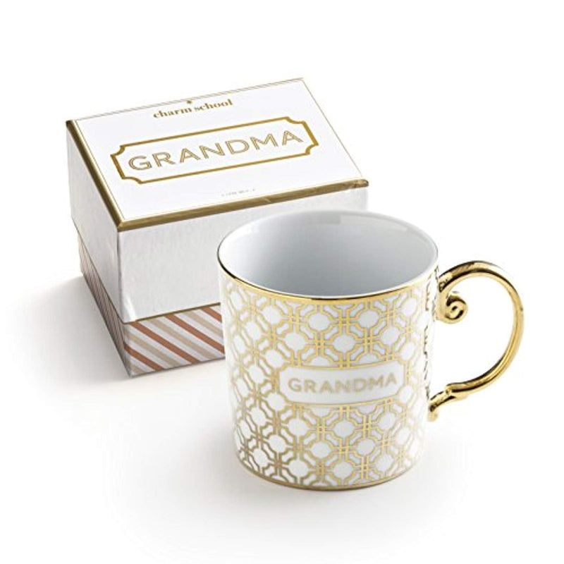 Gift For Grandma - Rosanna Porcelain and Gold Collection Mug In Gift Box
