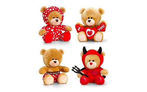 Keel VALENTINES 20cm PIPP THE BEAR PLUSH ONE SENT AT RANDOM