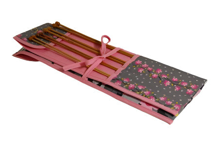 knitting needles bamboo 8 pairs roll daisy mae