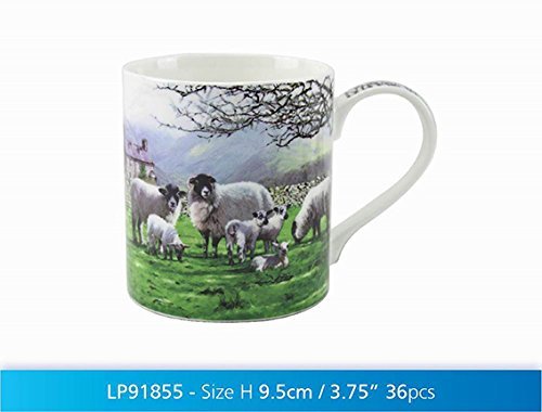 MacNeil Studio Country Sheep Fine China Mug in Gift Box