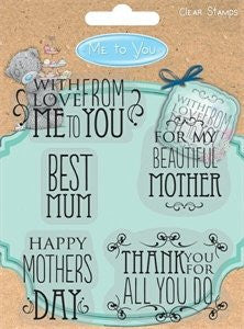 me to you clear stamps sentiments