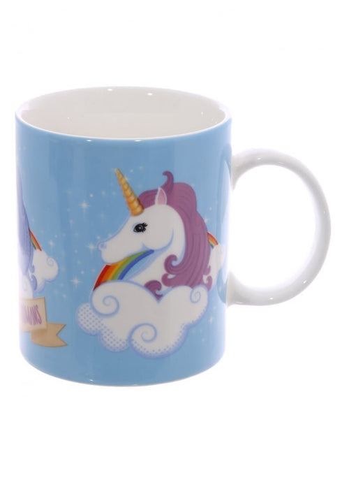 Bone China Mug - Unicorn Mug I Dont Believe In Humans