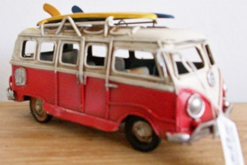 Camper Van Surf Board Ornament 16cm *Hand Painted*