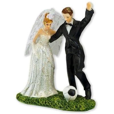 Bride and Groom Figure / Football