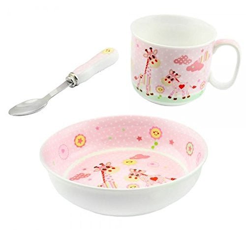 Lesser and Pavey - Little Treats Little Sunshine Feeding Set (Pink)