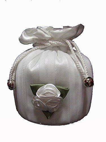 bridal dolly bag white
