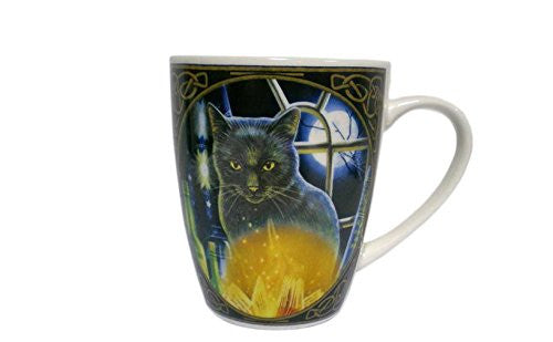 Puckator MULP26 Lisa Parker Porcelain Enchanted Cat Mug, 12 x 8.5 x 10 cm