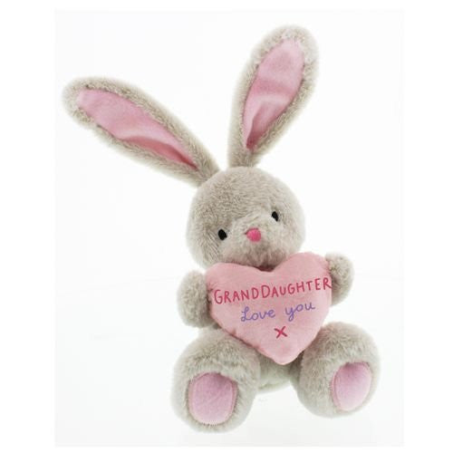 Bebunni Rabbit medium sitting with heart 16 cms Granddaughter