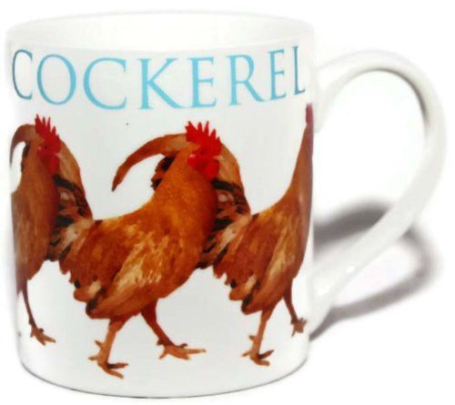 Cockerel Farmyard China Gift Mug