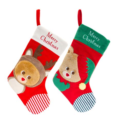 Keel Toys 40cm Christmas Pipp The Bear Stocking