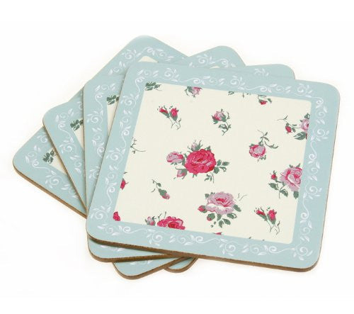 Forever England Melissa Coasters set of 4