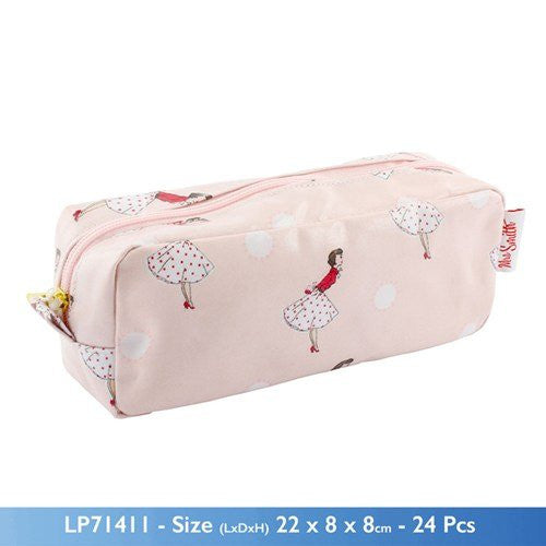 Pink 1950s Vintage Inspired Artwork Cosmetics Bag