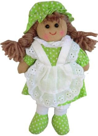 green polkadot dress with matching hat ragdoll inc giftbag small