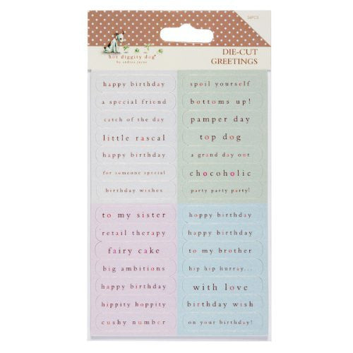 HOT Diggity Dog-Die-cut Greetings (HOT 157100)