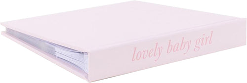 Baby Photo Album - 4'x6' - Carousel Design - Pink Baby Girl