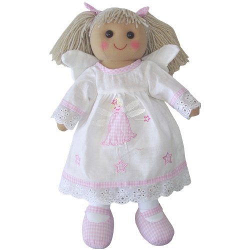 powell craft   Traditional Rag Doll - Angel Dress - 40cm Tall