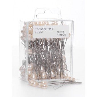 Corsage Pins 62mm White