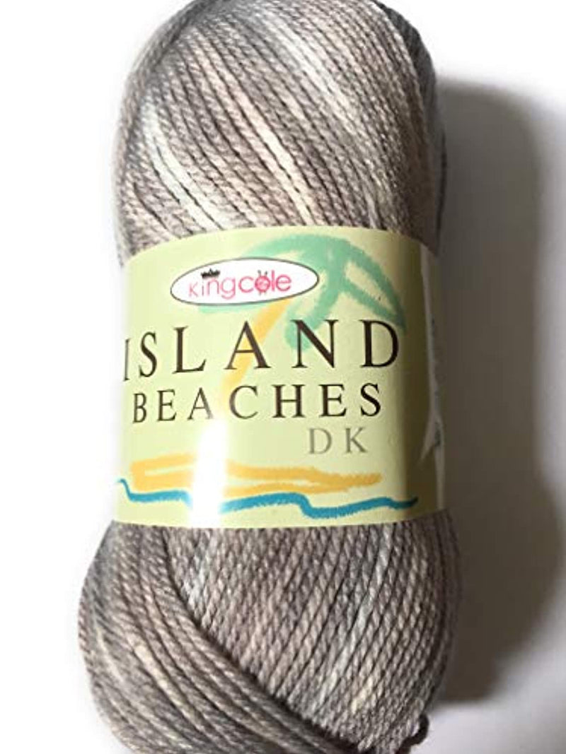 King Cole island beaches dk yarn shade 4525 silver sand 100gram