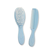 Babies Soft Bristle Brush & Fine Tooth Comb Set - Blue
