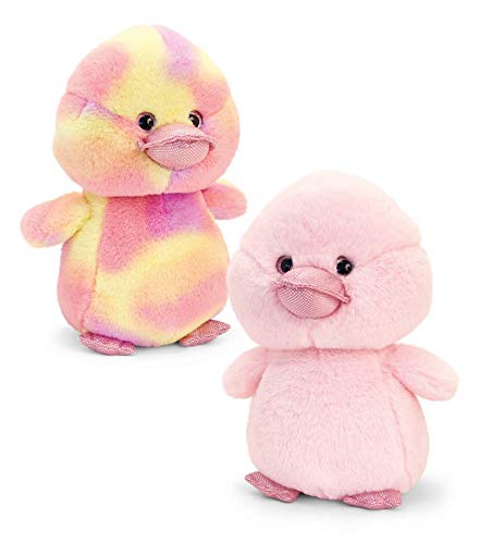 Keel Toys rainbow & pink chick one supplied 25cm