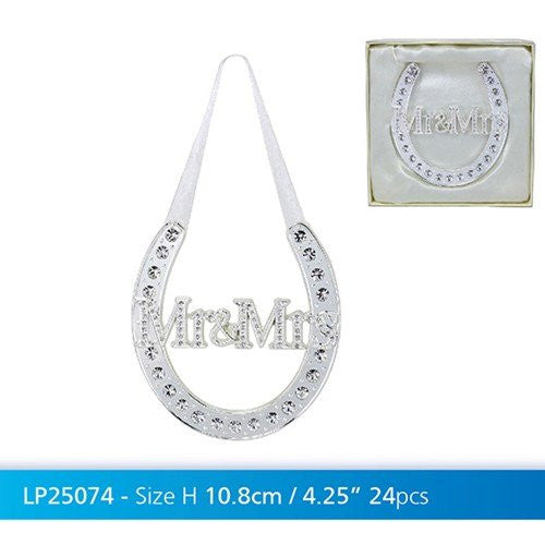 leonardo collection wedding horseshoe mr mrs gift boxed one