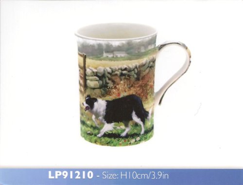 Macneil Collie & Sheep Farmyard China Mug in Gift Box Leonardo LP91210