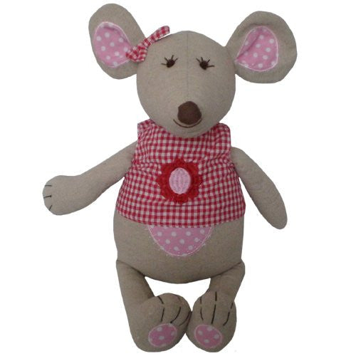 powell craft mouse large with red gingham top