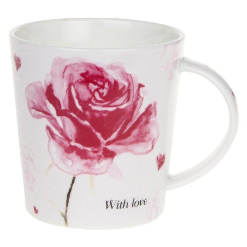 Vintage Lane Rose Mug Love You