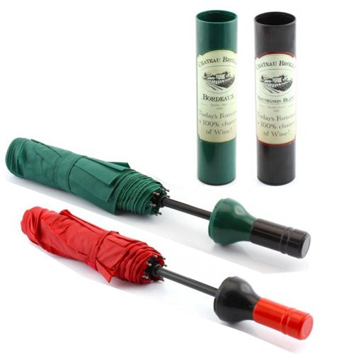 WINE BOTTLE FOLDING UMBRELLA BROLLY NOVELTY GIFT RAIN WINDPROOF SUN ANTI-UV NEW