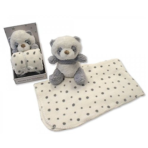Baby Soft Toy with Blanket in Box – Panda