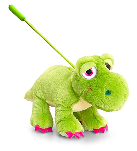 Keel Toys 25cm Hugasaurus On Lead With Sound 4 Asstd