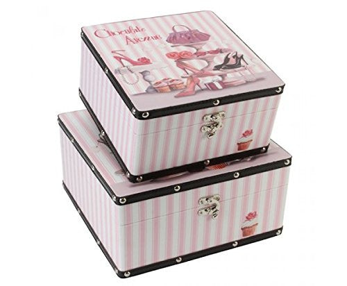 sophia cupcake boulevard two luggage box set