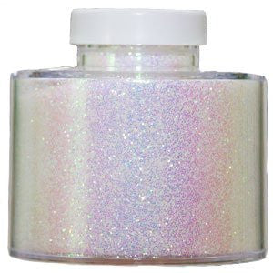 Large White Glitter Pots