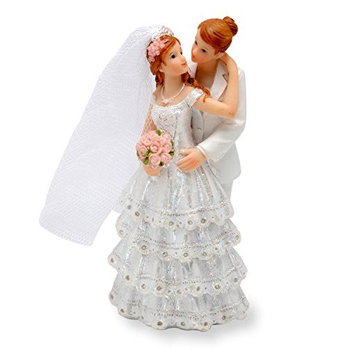 CLUB GREEN Resin Same Sex Female Couple Suit/Dress, White