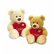 Gorgeous 25cm Soft Plush Bear Holding A Red Love Heart