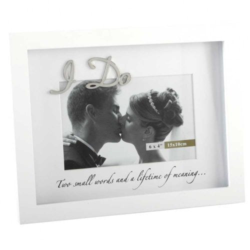 Wood Wedding Frame 6x4 I Do (FW395)