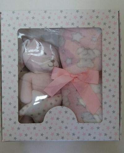 Huggable Baby Girl Blanket Combo