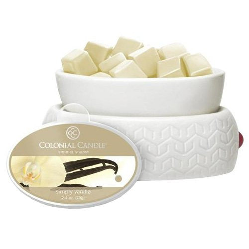 Colonial Candle 1-Piece Candle  simply vanilla  wax melt
