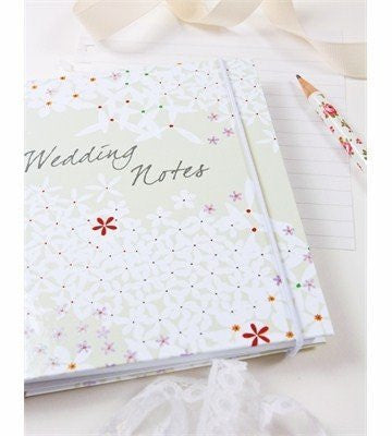 rachel ellen square lined wedding notes