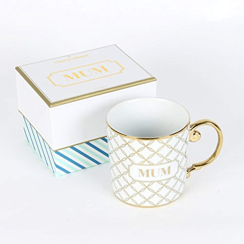Gift For Mum - Rosanna Porcelain and Gold Collection Mug In Gift Box