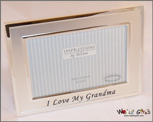 Silver plated I love My Grandma Photo frame