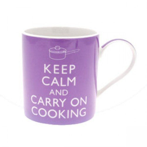 Keep Calm and Carry On Cooking Mug Giftboxed (G497) - Ceramic Coffee/Tea Mug - A Great Christmas Gift by Gifts For The Present