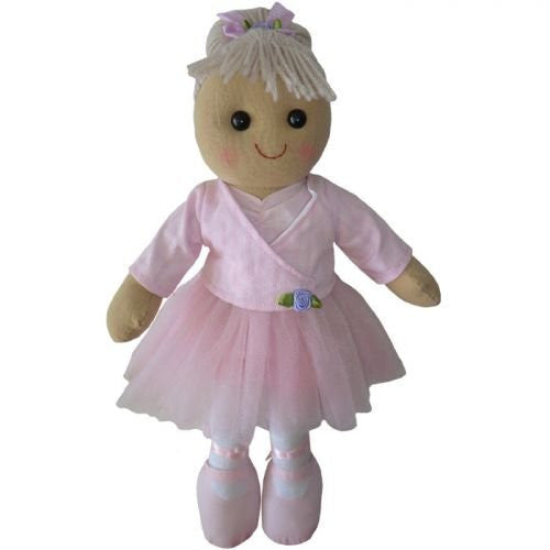 Handmade Ballerina Rag Doll Pretty In Pink