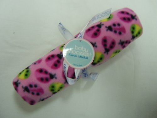 Baby Snoozies! ~ Fleece Baby Receiving/Cot/Pram Blanket ~ LADYBIRDS