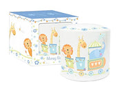 EastWest Dotty Tots boys Ceramic Bank