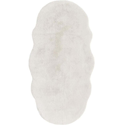 Luxury White Faux Fur Rug