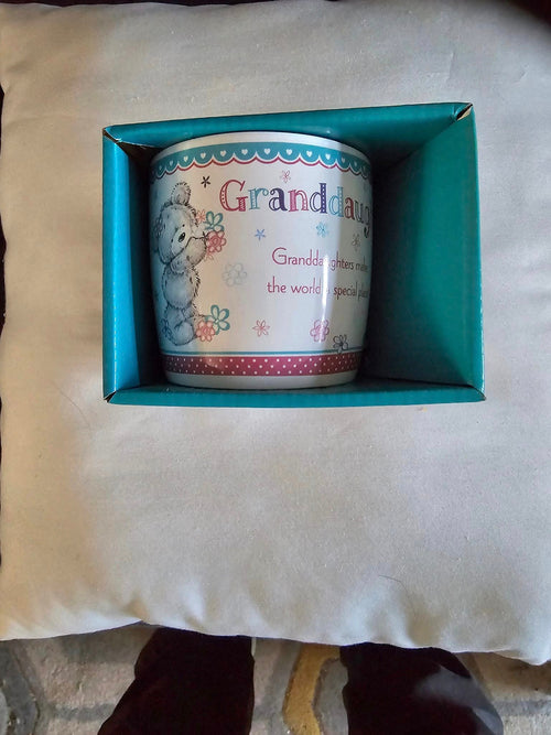 granddaughter mug boxed because you're special
